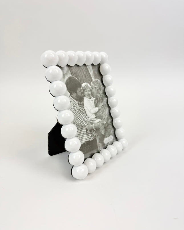 Lacquered Beaded Frame Small