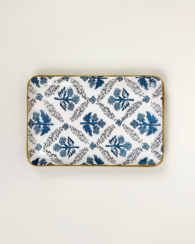 Floral Vine Pattern Tidbit Tray