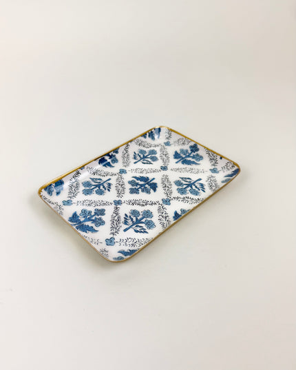 Floral Vine Pattern Tidbit Tray
