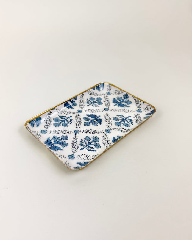 Floral Vine Pattern Tidbit Tray
