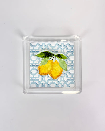 Napkin Holder with Lemon Weight