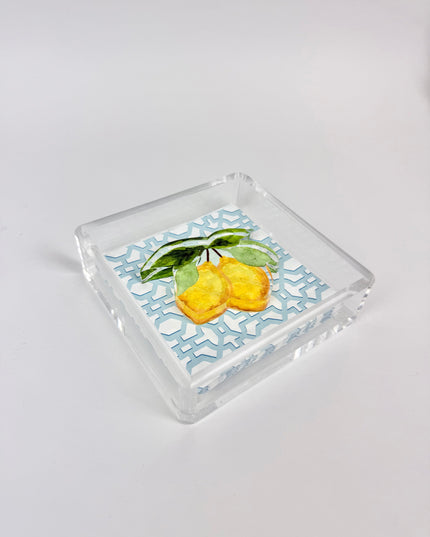 Napkin Holder with Lemon Weight