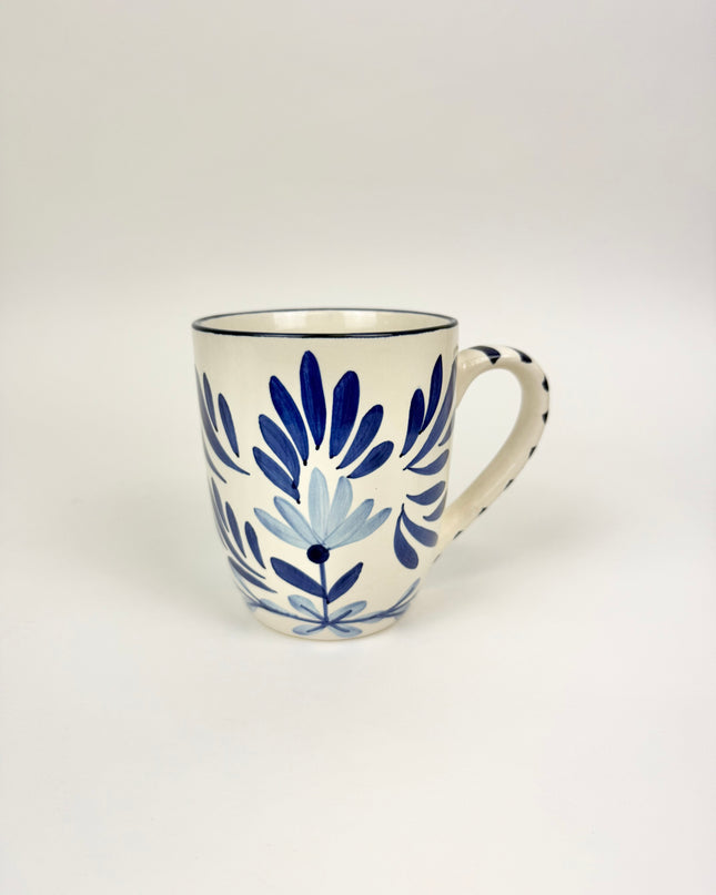 Flourish Floral Blue Mug