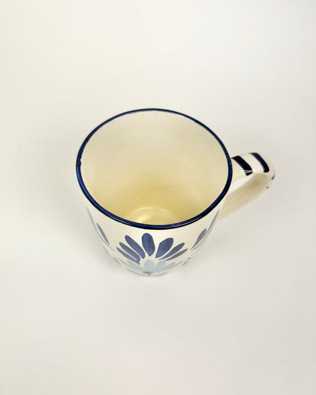 Flourish Floral Blue Mug