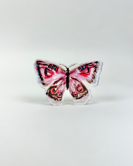 Purple Butterfly Acrylic Bitty Block