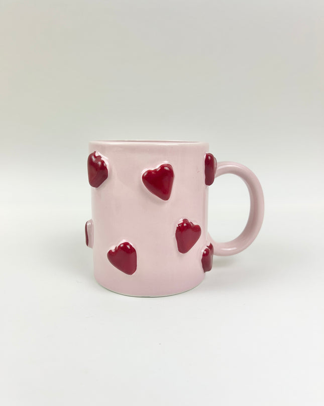 Red Hearts Mug