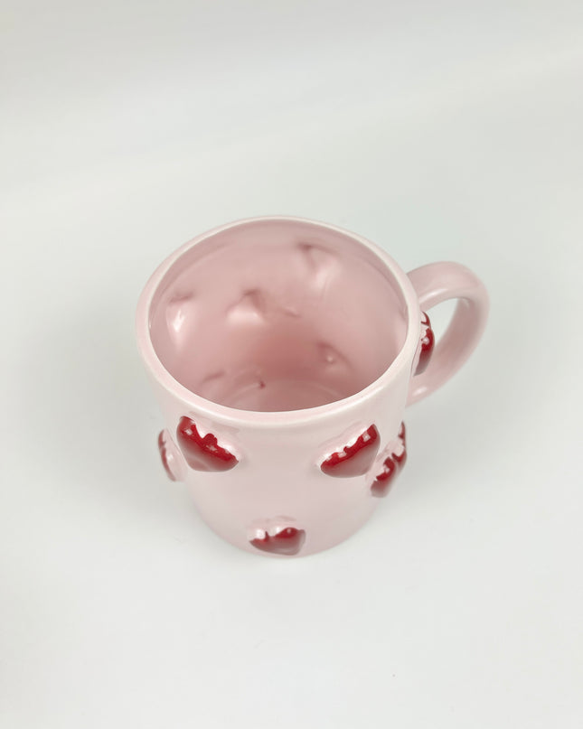 Red Hearts Mug