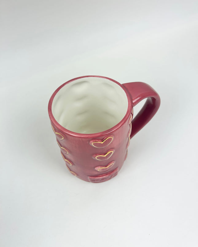 Red & Gold Love Mug