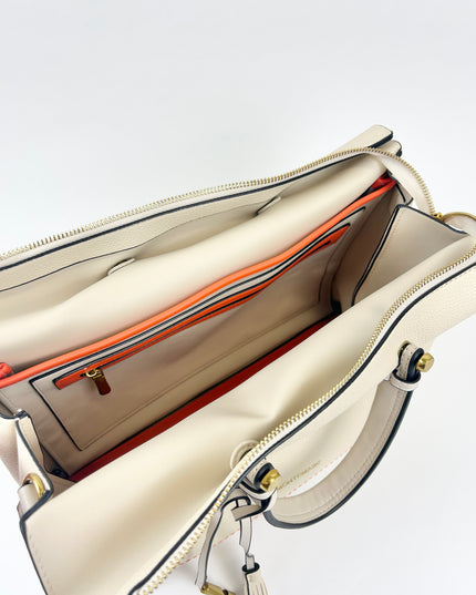 Vienna Small Carry-on Tote Ivory Totes in at Wrapsody