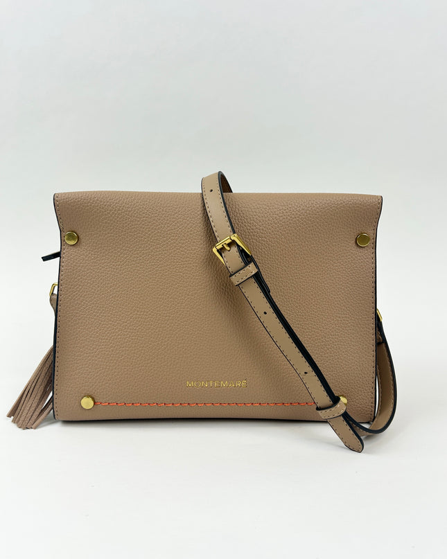 Vienna Crossbody Latte Handbags in at Wrapsody