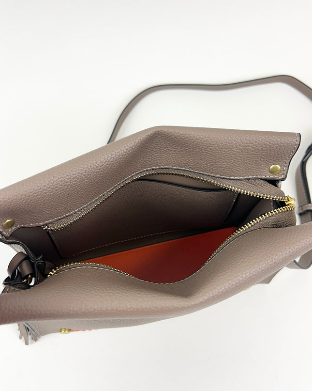 Vienna Crossbody Cocoa Handbags in at Wrapsody