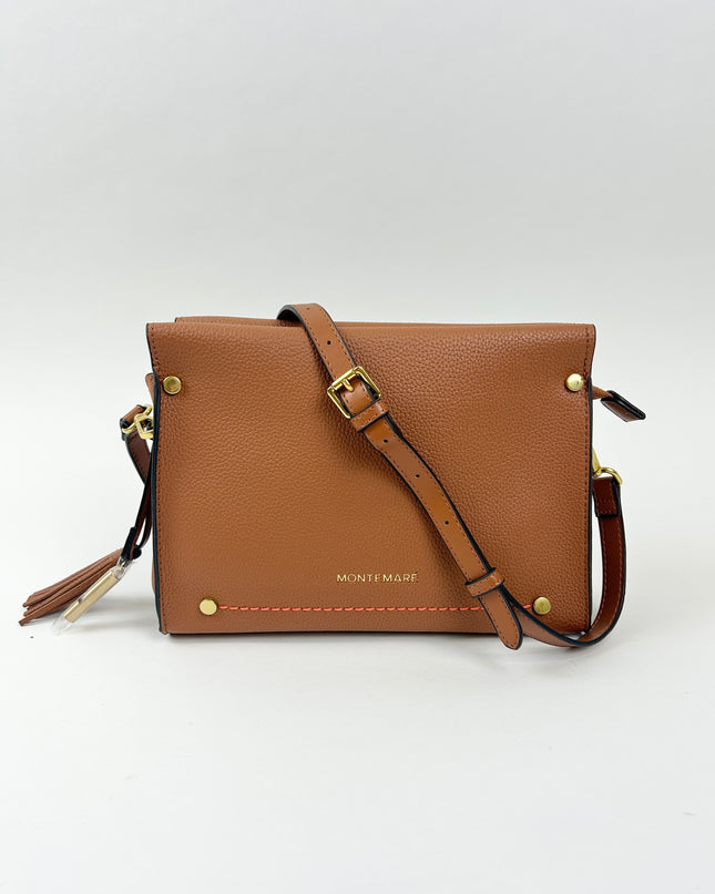 Vienna Crossbody Cognac Handbags in at Wrapsody