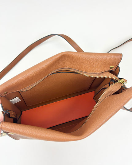 Vienna Crossbody Cognac Handbags in at Wrapsody