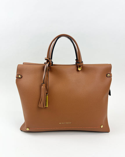 Vienna Small Carry-on Tote Cognac Totes in at Wrapsody