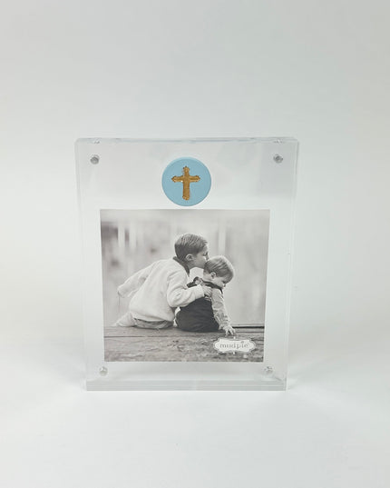 Blue Cross Medallion Acrylic Frame Picture Frames in at Wrapsody