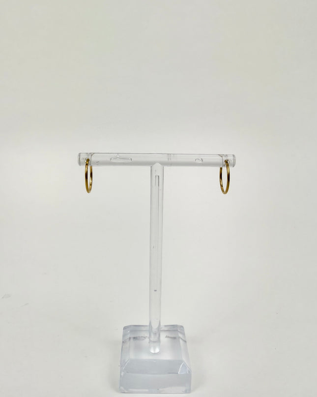 Infinity Ava 12mm Huggie Earrings