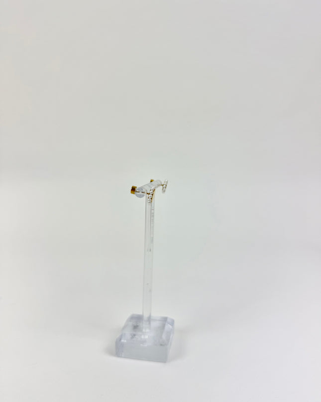 Alice Pearl/Gold Stud Earrings