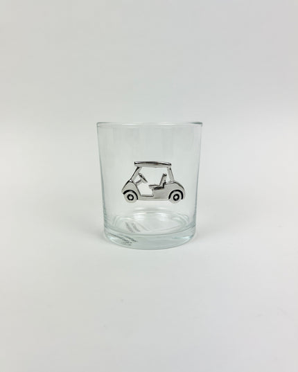 Golf Cart Icon Glass Drinkware in at Wrapsody