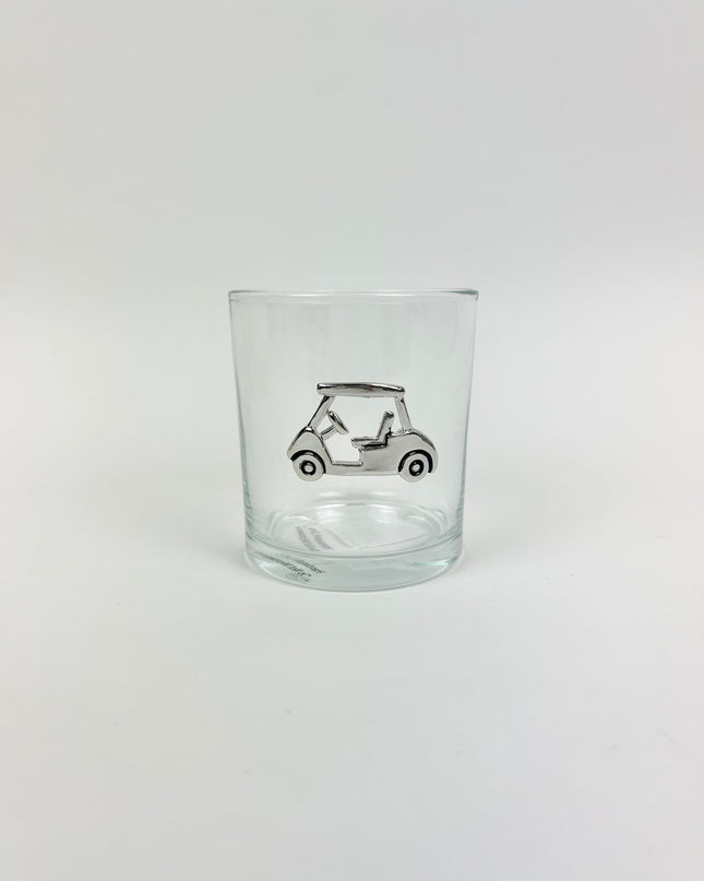 Golf Cart Icon Glass Drinkware in at Wrapsody
