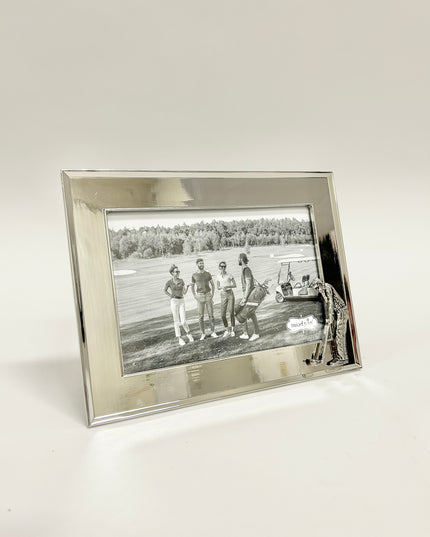 Metal Golfer Icon Frame Picture Frames in at Wrapsody