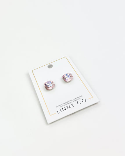 Lux Kit Baby Pink Stud Earrings
