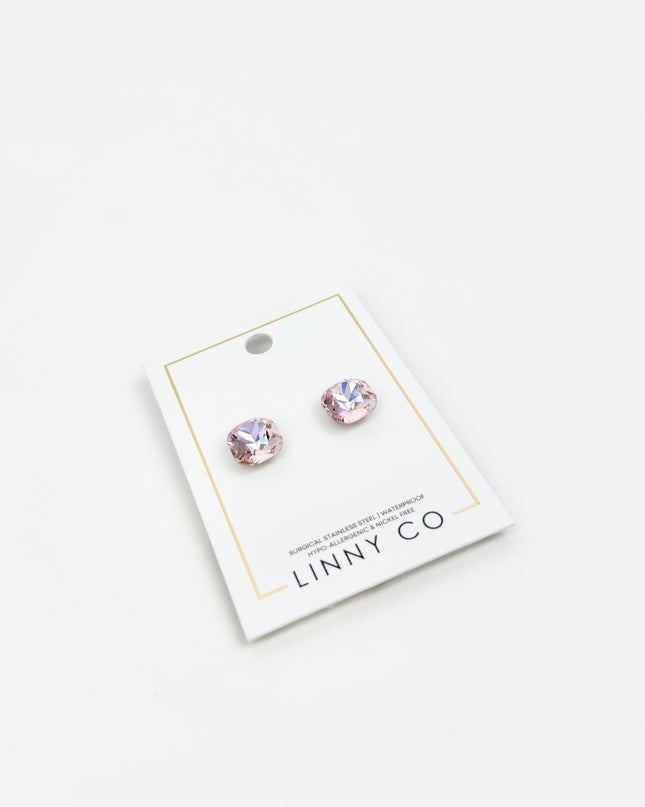 Lux Kit Baby Pink Stud Earrings