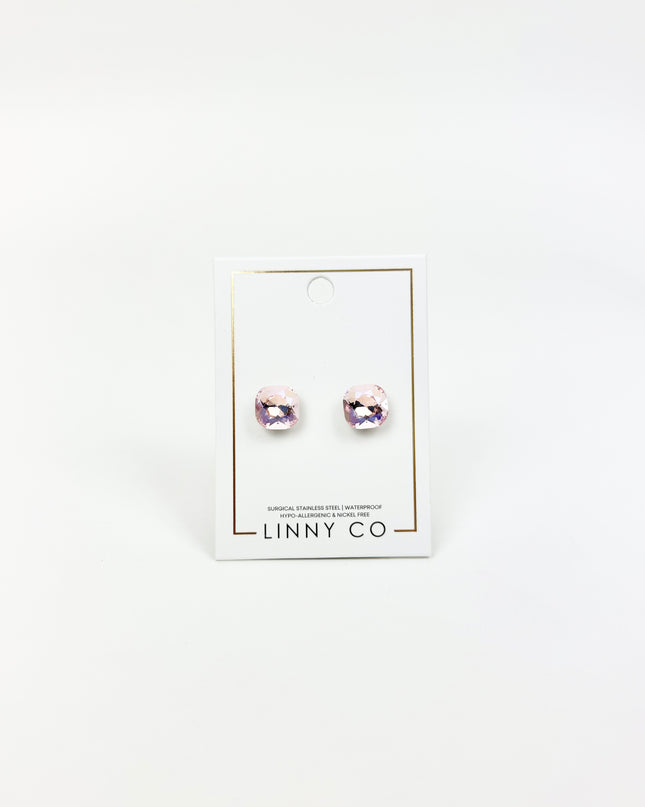 Lux Kit Baby Pink Stud Earrings