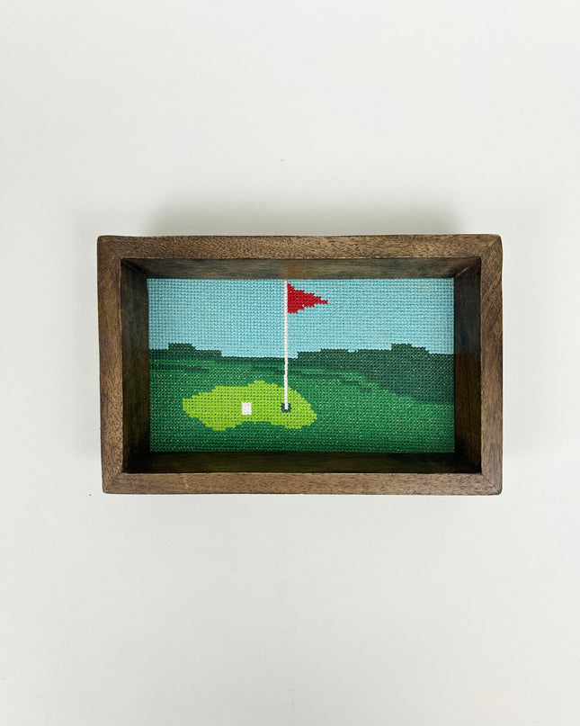 Needlepoint Golf Tray Home Decor in at Wrapsody