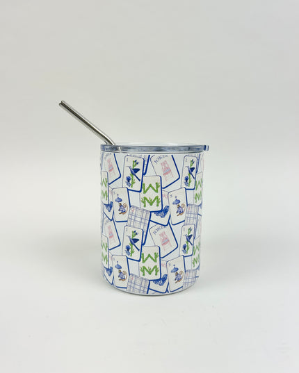 Mahjong Repeat Tumbler Drinkware in at Wrapsody