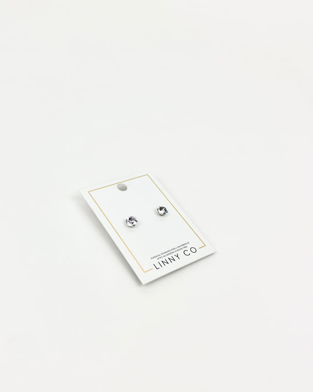 Lux Zuri Lilac Stud Earrings