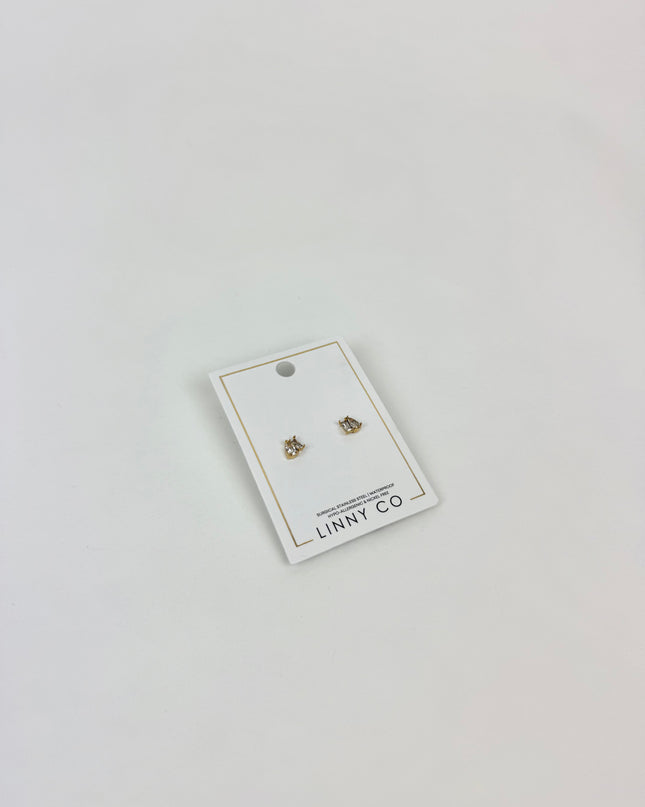 Maren CZ/Gold Earrings