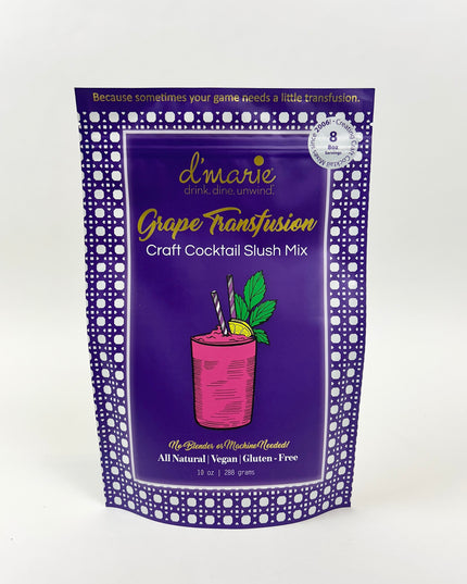 Grape Transfusion Cocktail Slush Mix Food in at Wrapsody