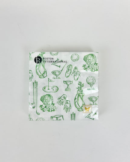 Golf Gear Cocktail Napkins Napkins in at Wrapsody