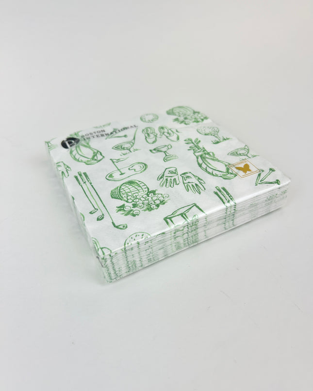 Golf Gear Cocktail Napkins Napkins in at Wrapsody