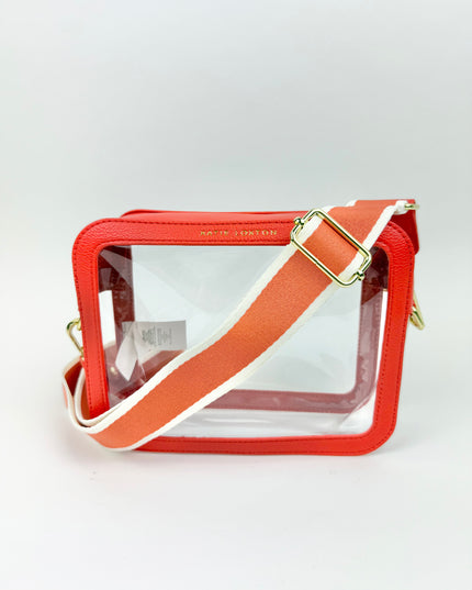 Stadium Bag Deep Orange Handbags in at Wrapsody