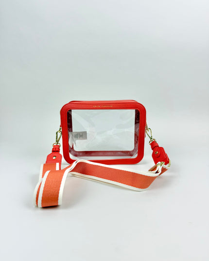 Stadium Bag Deep Orange Handbags in at Wrapsody