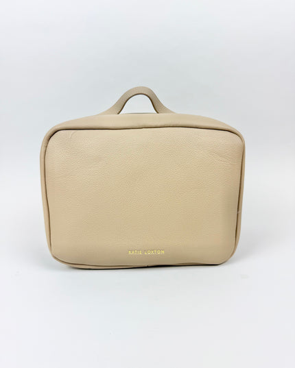 Hanging Toiletry/Cosmetic Bag Light Taupe Travel Accessories in at Wrapsody