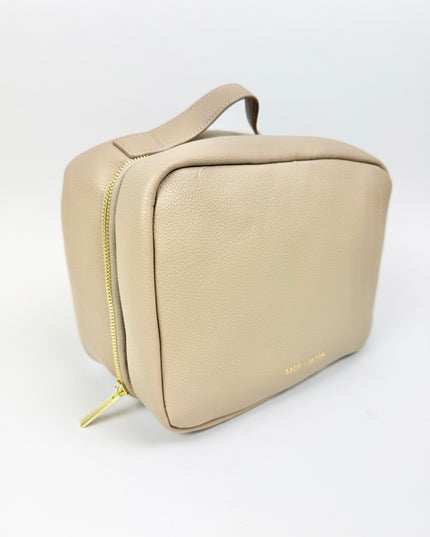 Hanging Toiletry/Cosmetic Bag Light Taupe Travel Accessories in at Wrapsody