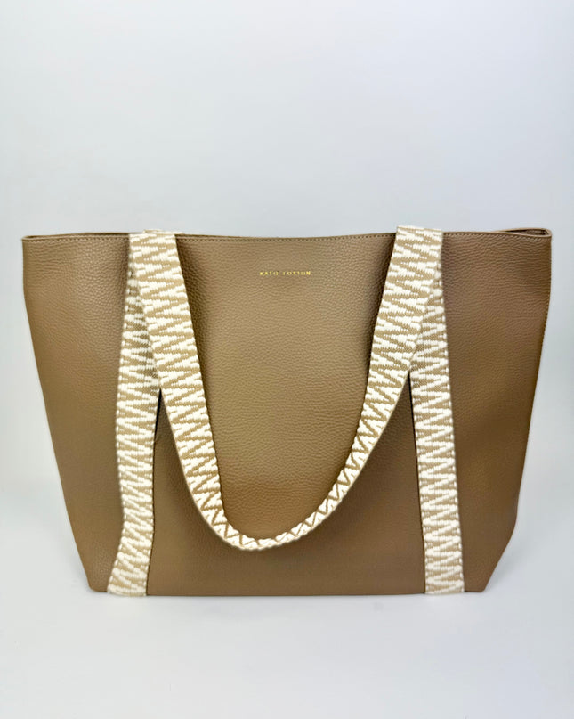 Hallie Tote Bag  Taupe