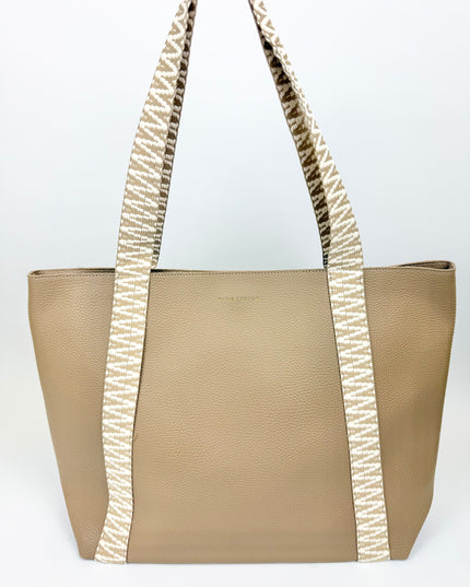 Hallie Tote Bag  Taupe