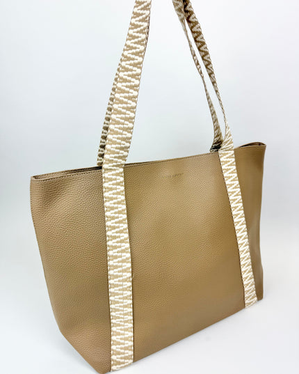 Hallie Tote Bag  Taupe