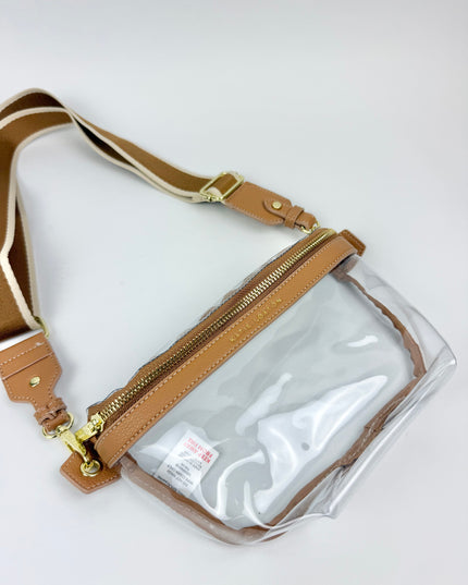 Stadium Belt Bag Tan Handbags in at Wrapsody