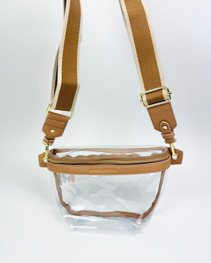Stadium Belt Bag Tan Handbags in at Wrapsody