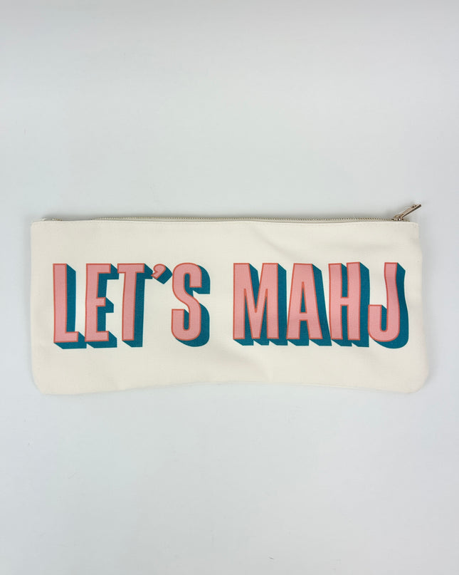 Mahjong Zipper Tile Pouch