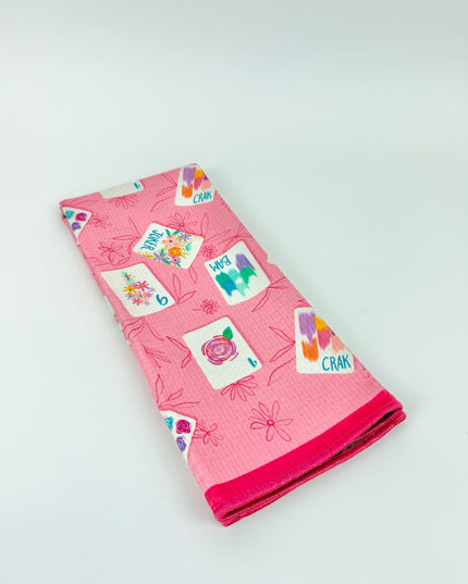 Bonjour Mahjong Tea Towel Kitchen Towels in at Wrapsody