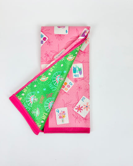 Bonjour Mahjong Tea Towel Kitchen Towels in at Wrapsody