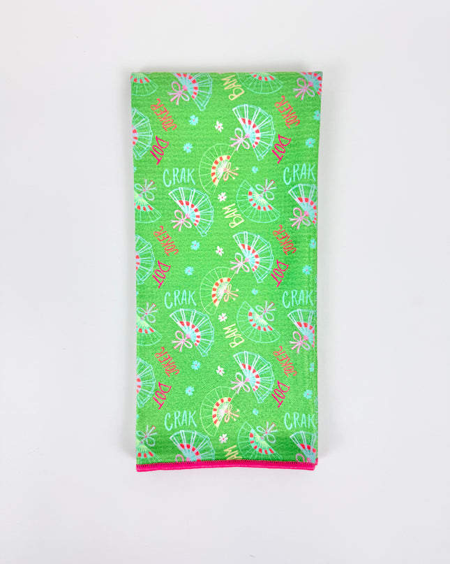 Bonjour Mahjong Tea Towel