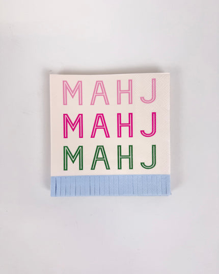 Mahjong Fringe Cocktail Napkins