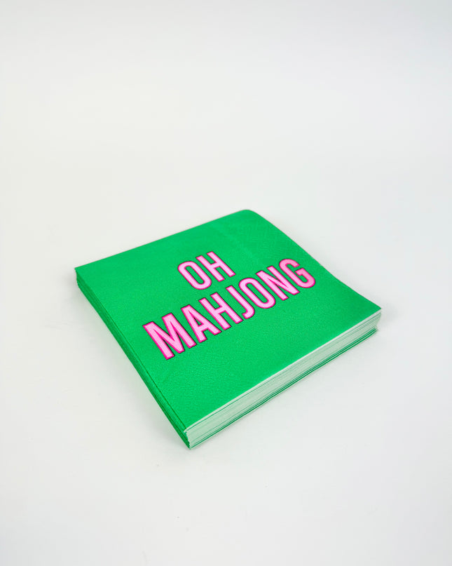 Oh Mahjong Cocktail Napkins