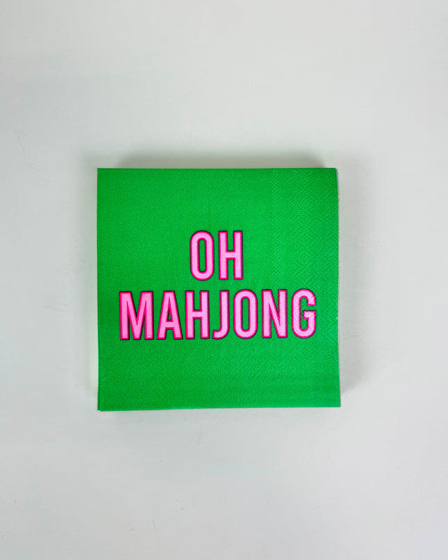 Oh Mahjong Cocktail Napkins